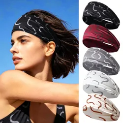 Pieza/5 piezas Banda elástica transpirable para el cabello unisex para deportes al aire libre, correr, fitness y ciclismo
