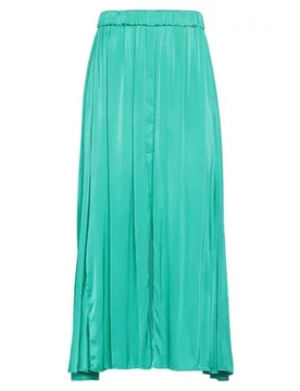 Midi-Rock Damen Smaragdgrün 2,3 Damen - forte_forte - FashionsVida