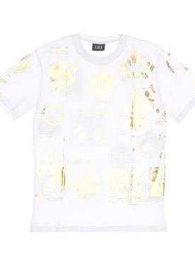 Maglietta Uomo Gold Manifesto Tee White/gold