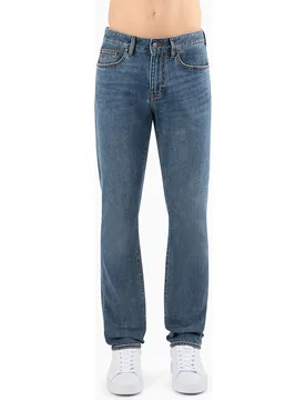 Vaquero de hombre J14 slim fit lavado medio - Armani Exchange - FashionsVida