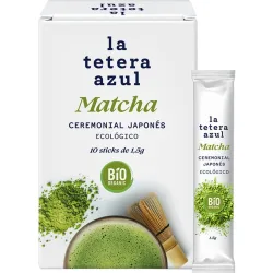 Té matcha ceremonial japonés ecológico