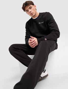 Icon Fleece Crew Sweatshirt - Herren, Schwarz - male - Size: XS
