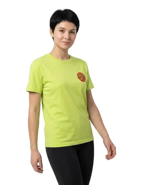 T-shirt à Manches Courtes Classic Dot Green Glow S - Santa Cruz - FashionsVida