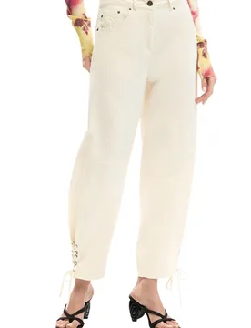Desigual Damen Hose Beige 508856