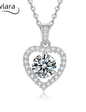 Jewlara 925 Silver Love Necklace Women's Versatile Niche Design Moissanite Clavicle Pendant Ins Girlfriend Accessories - Aliexpress - FashionsVida