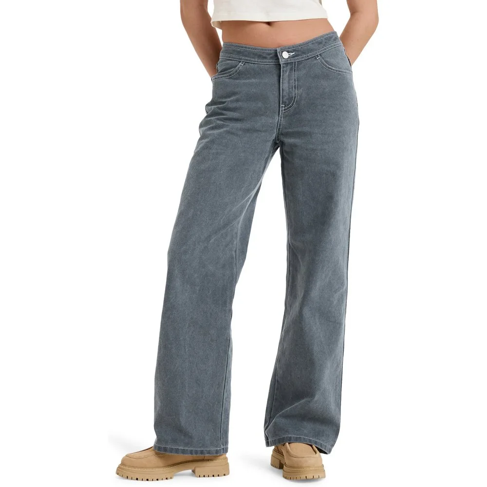 Pantalón de mujer Chloe Kim Pop Stitch - Roxy - FashionsVida