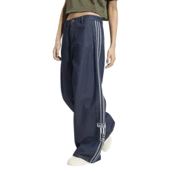 Adibreak Mid Rise Wide Leg Denim Pant Women Pants - Blue - Size 32B - Cotton Jersey - Blue - Size: 32B