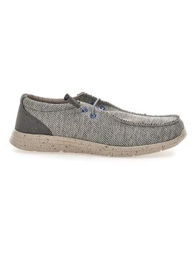 Scarpe da uomo casual grigio in tessuto PK1118G 42