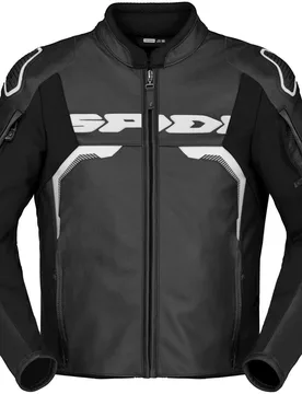 Giubbotto Moto in Pelle EVORIDER 3 Nero Bianco taglia 48 - Spidi - FashionsVida