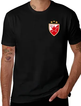 Crvena Zvezda Red Star crest T-Shirt Minimalist Casual Short Sleeve Top - Aliexpress - FashionsVida
