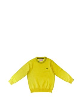 SUN68 Maglia in cotone GIALLO 2A