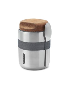 Vaso térmico de 550 ml de acero inoxidable / negro plata