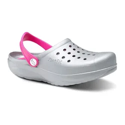 Sabots Kinetic Silver / Fuxia EU 39