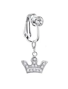 Accessories Clip On Earrings Cartilage Clip Belly Button Ring Faux Belly Piercing Fake Belly Ring Body Jewelry Navel Rings - Aliexpress - FashionsVida