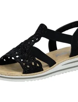 Flache Sandalen Sandaletten V064600 V06 V0646-00 36;37;38;39;40;41;42 - Rieker - FashionsVida