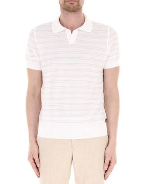 Hugo Boss Polo a righe BOSS PANNA L