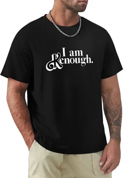 I am Kenough - 'K' Black Fill T-Shirt Plus Size Basic Cotton T-Shirt - Aliexpress - FashionsVida
