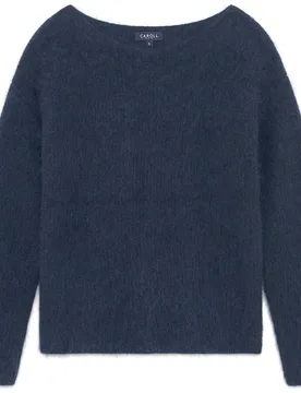 Jersey de mujer en mohair efecto cepillado - Caroll - FashionsVida