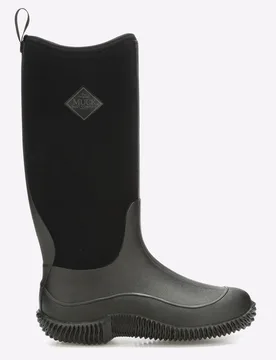 Womens Hale Wellingtons - Black Mixed Material - Size Uk 6 - MUCK BOOTS - FashionsVida