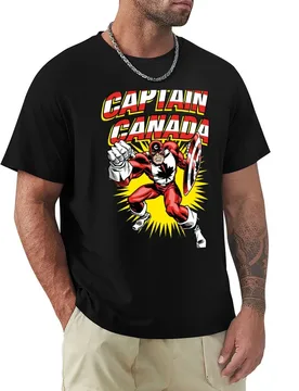CAPTAIN CANADA 2 T-Shirt plus size clothes heavyweights cheap stuff Short sleeve tee funny t shirts men - Aliexpress - FashionsVida