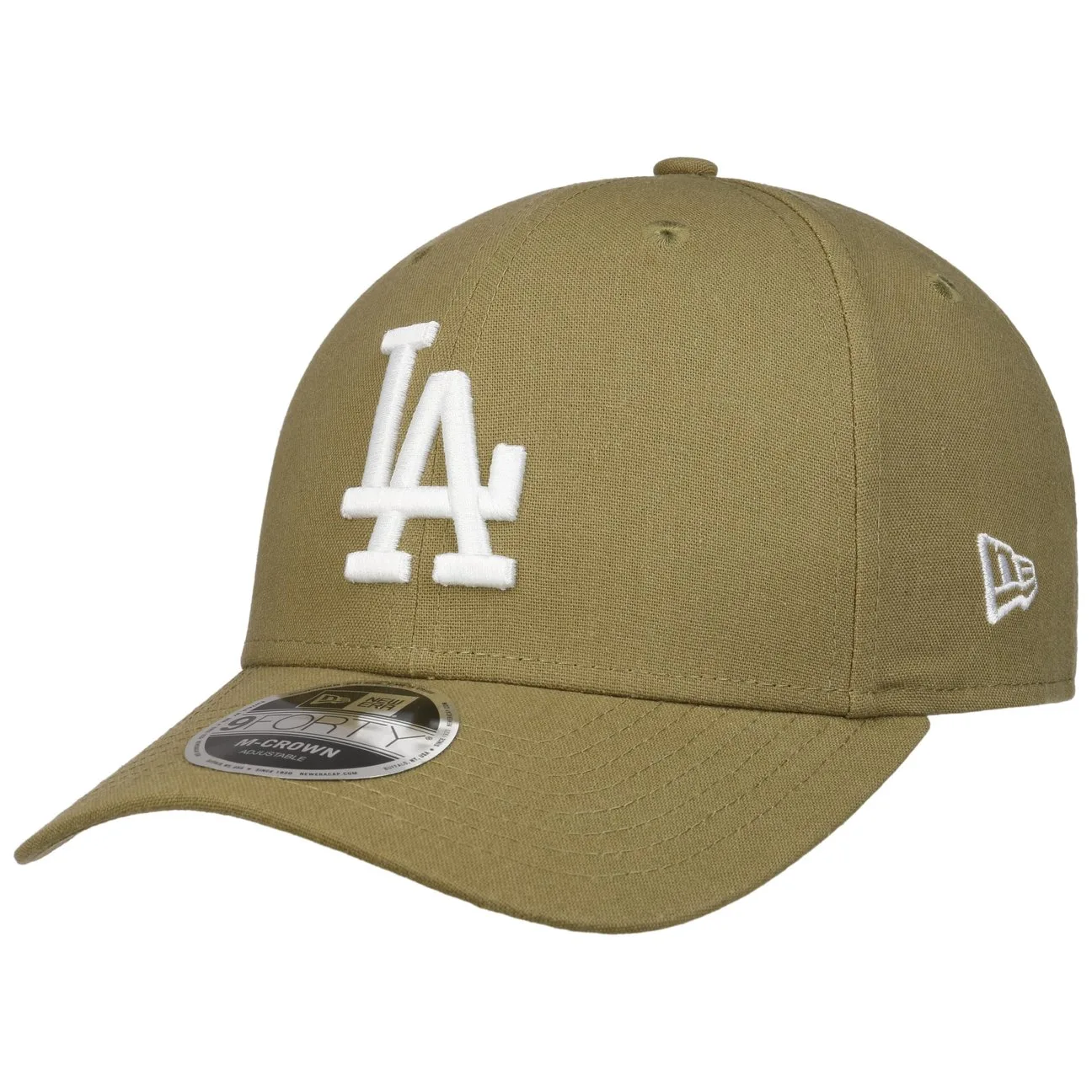 Forty Linen MC Dodgers Cap by - olive - Herren - Size: One Size - New era - FashionsVida