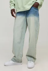Herren Basic Jeans Hosen In Entspannter Passform Stonewash Größe 36R