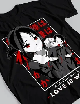 Camiseta unisex Kaguya Sama Love is War Cotton anime T-shirt - Aliexpress - FashionsVida