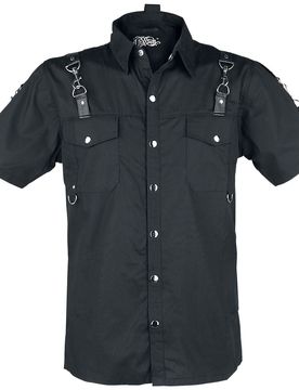 Gothic Kurzarmhemd - RE Shirt - S bis XXL - für Männer - Größe S - schwarz - Männer - male