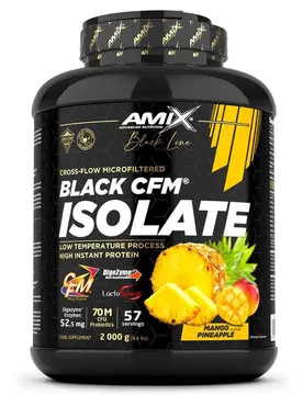 Isolat De Protéine De Lactosérum Black Cfm Mangue Et Ananas 2kg