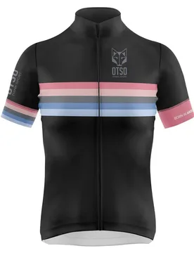 Maglia A Maniche Corte Stripes Black - OTSO - FashionsVida