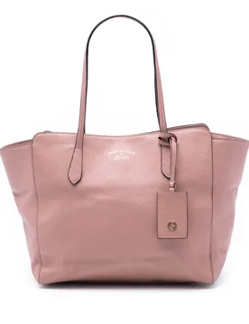 Medium Leather Swing Tote - Gucci - FashionsVida