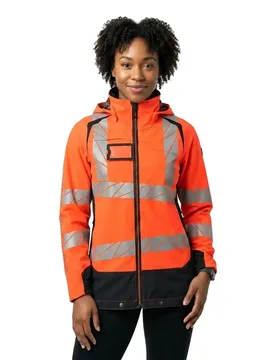 Veste De Pluie Accelerate Safe 19011 Outer Lining Hi-Vis Red / Dark Navy 5XL - MASCOT - FashionsVida