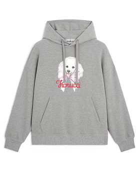 Sudadera con capucha - Hoodie gris claro XS