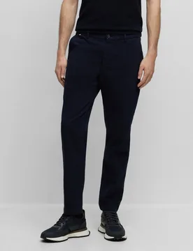 Mens Dark Blue Kane-L Straight Pant - Size X-Small - BOSS - FashionsVida