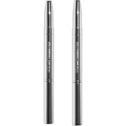 Dúo de Brochas de Doble Punta para Labios y Ojos