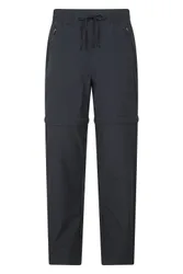 Women's 'Explorer' Lightweight Quick Dry Comfortable Shorter Zip Off-Trouser in Black Size: 14 - Black - Size: 14