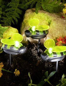 Pagen Solarstecker Bienen 3er-Set