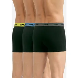 Pack de tres bóxers de algodón elástico con cinturilla estampada