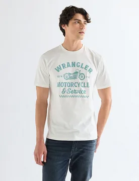 Camiseta de hombre americana de manga corta - Wrangler - FashionsVida
