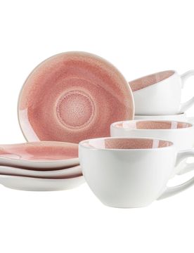 Tassen-Set, Steinzeug Frozen