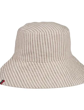 Vala Hat Light Sand Stripe S-M Men,Women - Redgreen - FashionsVida