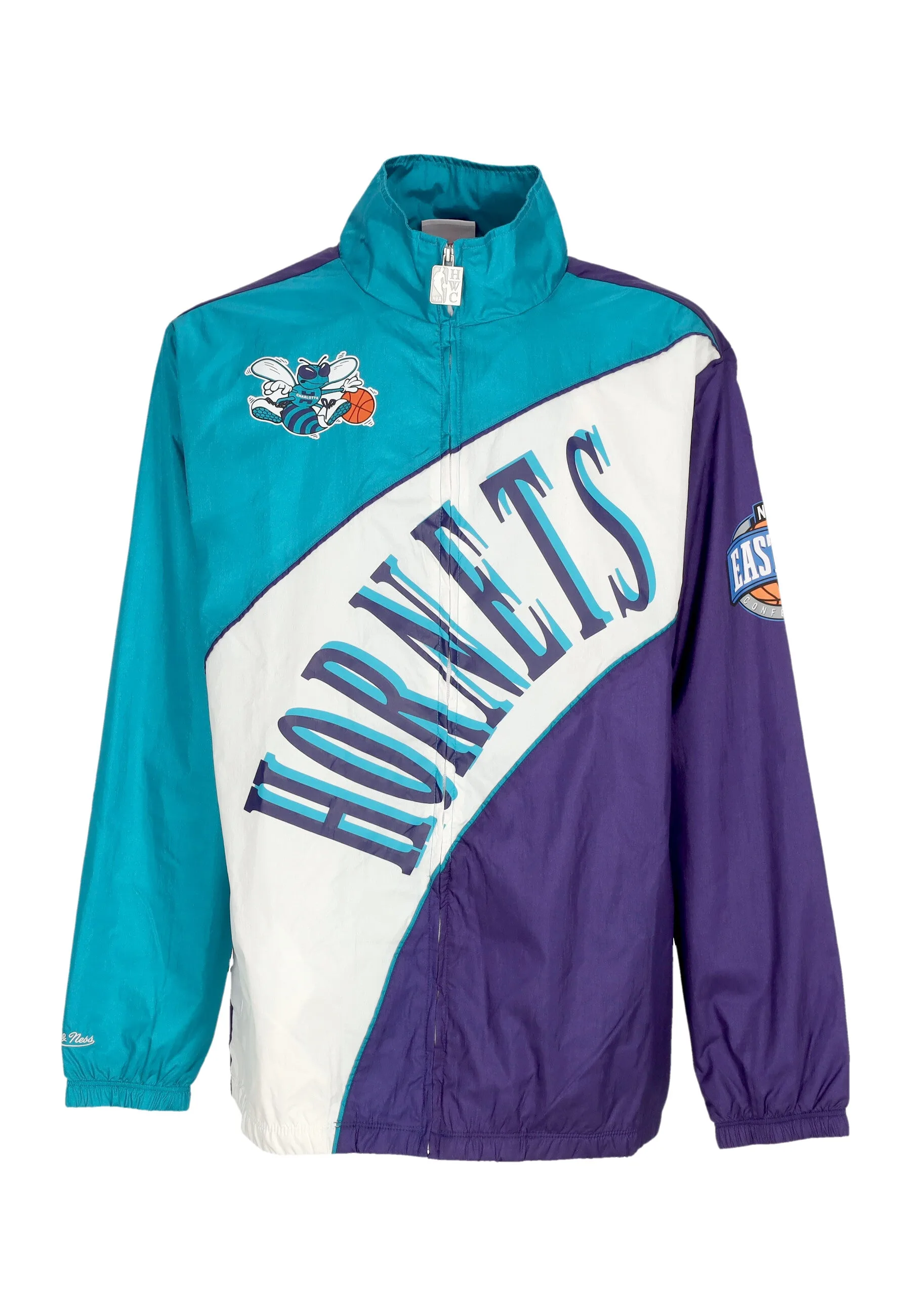 Giacca a Vento Uomo Nba Arched Retro Lined Windbreaker Chahor Multi/white - Mitchell & Ness - FashionsVida