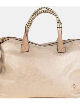 Bowling en pu efecto serrraje con cremallera - Volum - FashionsVida