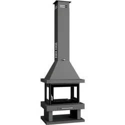 Chimenea Leña Central 4 caras C-104 K