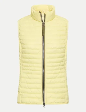 Shaped-Fit Steppweste Gelb 38 - Camel active - FashionsVida
