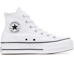 Chuck taylor all star lift zapatilla moda mujer Blanco (39)