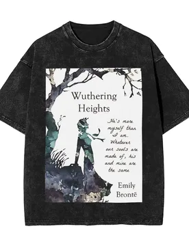 Wuthering Heights Men's T Shirts Washed Funny Tees Short Sleeve Crew Neck T-Shirt Pure Cotton Graphic Tops - Aliexpress - FashionsVida