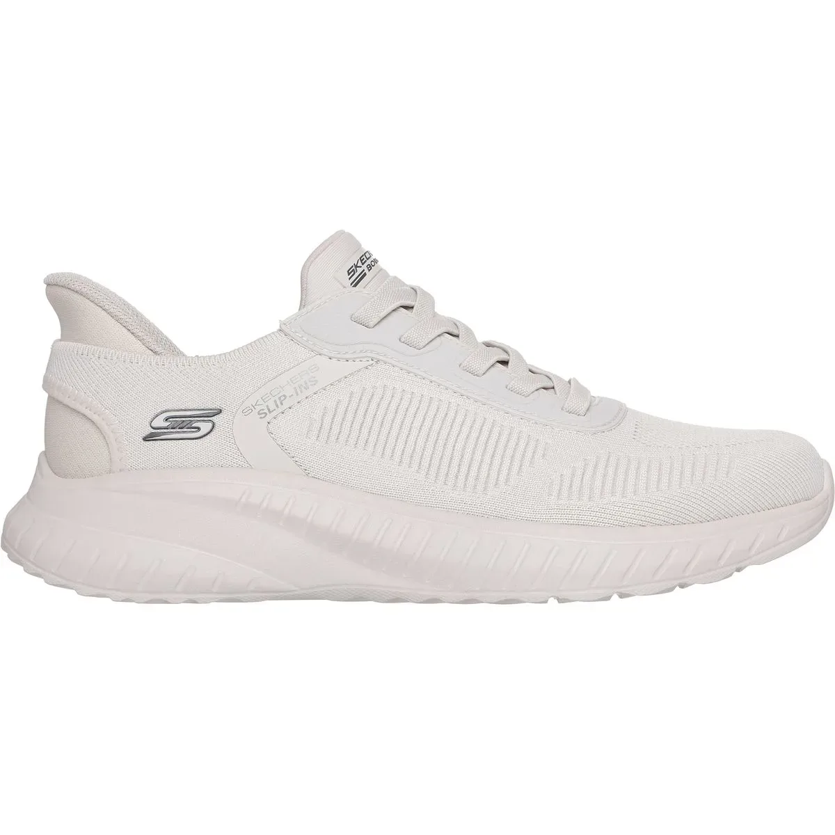 Bobs Squad Chaos - Solid Step Herren Slipper, weiß, Größe 44 44 - Skechers - FashionsVida