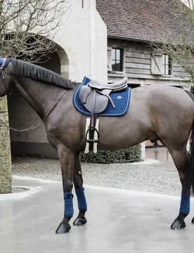 Schabracke BASIC VELVET marineblau VS - Kentucky Horsewear - FashionsVida