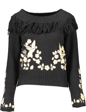 Damen Pullover Schwarz RH1078-MA87L_NERO_22222